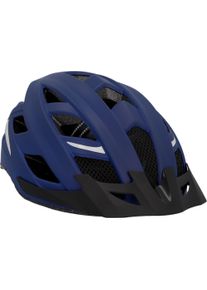 FISCHER BIKE Fahrradhelm FISCHER FAHRRAD "Urban Plus Boston" Gr. L, blau (navy), Helme, L/XL Kopfumfang: 58cm - 61cm, Fahrradhelm