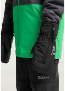 F&auml;ustlinge Jack Wolfskin "EASY ZIP MITTEN K", Jungen, Gr. 116, schwarz, Obermaterial: 100% Polyester. F&uuml;llung: 100% Polyester. Futter: 100% Polyester, Handschuhe F&auml;ustlinge