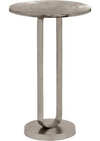 Beistelltisch Mirrors and More "TAMARA", silberfarben, H:61cm, Tische, Beistelltisch