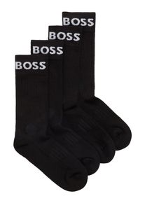 Sportsocken BOSS, Herren, Gr. 43-46, Sockengr&ouml;&szlig;e, schwarz, Baumwollmischung, Socken Sportsocken
