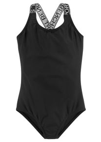 Badeanzug Bench. "Yva Kids", Kinder, Gr. 170/176, N-Gr, schwarz, Recycling-Polyamid, unifarben, Badeanz&uuml;ge Badeanzug, in sportlichem Design und Farben