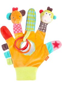 babyFEHN Fingerpuppe FEHN "Classic Stars, Spielhandschuh Safari", bunt, Puppen, Kinder, Fingerpuppe