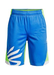 Under Armour Pojkar Sportbyxa 'Curry Splash' azur / &auml;pple / vit Storlek 128
