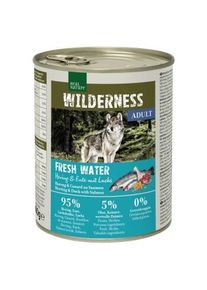 REAL NATURE WILDERNESS Adult Fresh Water au hareng, saumon et canard 12x800 g