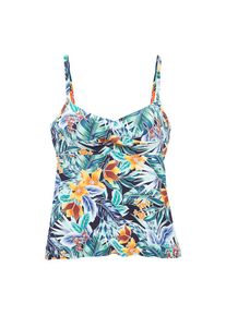 Sunseeker, Damen, B&uuml;gel-Tankini-Top &raquo;Elife&laquo; Tropischer Print, marine-orange, Cup C, 36 - Cup C, marine-orange, Stylischer Tropical Print