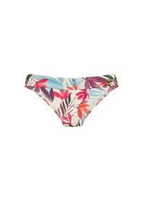 Lascana, Damen, Bikini-Hose &raquo;Imani&laquo; mit sommerlichem Bl&auml;tterprint, creme bedruckt, N-Gr, 36 - N-Gr, creme bedruckt, Modischer Bl&auml;tterdruck