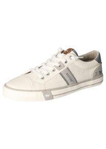 Mustang Shoes, Herren, Slip-On Sneaker , Slipper, Freizeitschuh mit softer Innenausstattung, wei&szlig;-hellgrau, 42, wei&szlig;-hellgrau, Bequeme Sneaker mit 