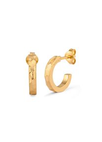 Elli, Damen, Paar Ohrstecker &raquo;Ohrringe Ohrstecker Creolen 925 Sterling Silber vergoldet&laquo;, Gold, Gold, Ohrringe f&uuml;r Damen verleihen jedem Outfit einen 