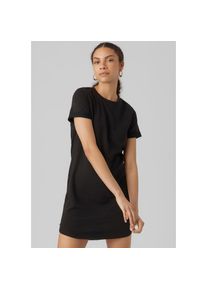 V&eacute;ro Moda Vero Moda, Damen, Jerseykleid &raquo;VMSASHAMILLA SS SWEAT DRESS NOOS&laquo; Sommerkleid, black, N-Gr, XS - N-Gr, black, Shirtkleid von Vero Moda