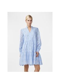 Y.A.S, Damen, Blusenkleid &raquo;YASHOLI LS DRESS S. NOOS&laquo; Sommerkleid, Clear Sky, N-Gr, S - N-Gr, Clear Sky, Reine Baumwolle: Hautfreundlich und 