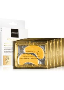 Gabriella Salvete Eye Mask Collagen Gold szemmaszk a duzzanat &eacute;s s&ouml;t&eacute;t karik&aacute;k ellen kollag&eacute;nnel 5 db