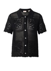 Levi's LEVI'S Kardig&aacute;n 'Susanna Floral Crochet Shirt' Női fekete , M&eacute;ret XS