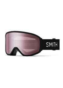 Smith REASON OTG | Okulary narciarskie unisex | Oprawka: Tworzywo Sztuczne Czarny | Kolor szkła: R&oacute;żowy Lustrzanka R&oacute;żowa