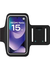 SmartFitness Handy Sport Armband, Smartphone Sportarmband, Schwarz, Transparent