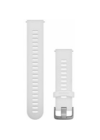 Garmin Quick Release Band (20 mm, Silikon), Uhrenarmband, Weiss
