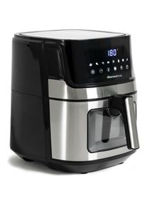 Melchioni GINEVRA Smart Air Fryer, Fritteuse, Schwarz, Silber