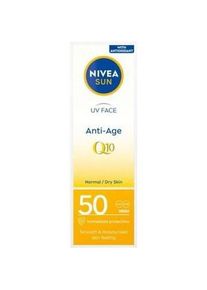 Nivea, Sonnencreme, Sun UV Face Anti-Age Q10 (Sonnencreme Gesicht, SPF 50, 50 ml)