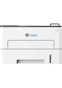 G&G G&G P4100DW s/w Laserdrucker 33 Seiten/ Min. Duplex, Netzwerkdrucker (Laser, Schwarz-Weiss), Drucker, Weiss
