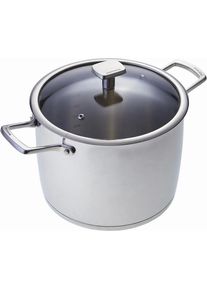 Moneta Agreement Stainless Steel Cooking Pot with Lid, 24 cm, Pfanne + Kochtopf, Silber