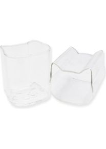 WINKEE - Shot Glass Cat Set of 2 - Clear, Cocktailgl&auml;ser, Transparent