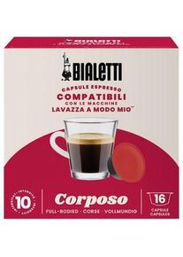 Bialetti Lavazza a Modo Mio - Corposo - 16 Kapseln, Espressokocher