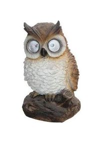 Garden Center, Aussendekoration, Luminous decoration "Owl", 12 cm x 12 cm x 20 cm