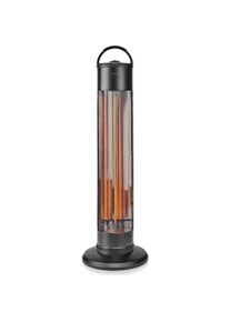 Nedis HTPA20EBK schwarz Heizstrahler, Heizstrahler, Schwarz