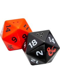 Dungeons & Dragons 3D Salz- und Pfefferstreuer Dice, Pfefferm&uuml;hle + Salzm&uuml;hle, Mehrfarbig