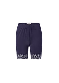 Tchibo - Radlershorts mit Spitzenborte - Damen - Gr. S - dunkelblau