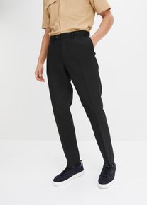 bonprix Pantaloni de costum, Regular Fit, negru, 54