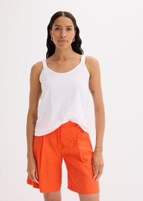 bonprix Femei Maiou sport din bumbac organic 100%, alb, 52/54