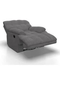 Sessel Natalie Dunkelgrau/ Cord Drehbar