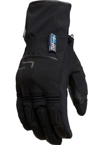 Lindstrands Lillmon, gloves waterproof unisex , color: Black/Grey , size: 08