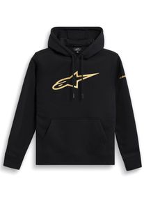 Alpinestars Gilded, casaco com capuz , cor: Preto/Dourado , tamanho: S