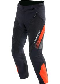 Dainese Drake 2 Air, pantalon textile imperm&eacute;able , couleur: Noir/Rouge N&eacute;on , taille: 56