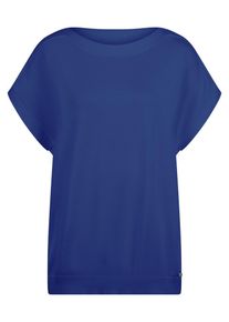 Emilia Lay - &Auml;rmelloser Pullover, blau, Gr. 42, Baumwolle