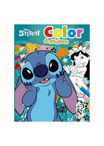 Boek Specials Nederland BV Stitch Coloring Book and Stickers