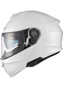 Apex MI100 Solid, flip up helmet , color: White , size: L