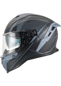 Apex FI200 Madrid, full face helmet , color: Black/Grey , size: L