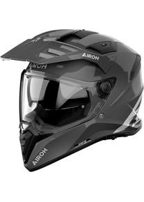 Airoh Bandit Solid, adventure helmet , color: Dark Grey/Light Grey , size: M