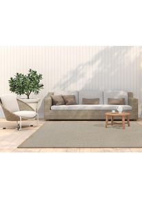 Dekowe, Teppich &raquo;Naturana Panama&laquo; rechteckig 8 mm H&ouml;he Flachgewebe, meliert, Sisal-Optik, mit Bord&uuml;re, Wohnzimmer, natur, Kunstfaser, B : 80 cm 1 Stk.