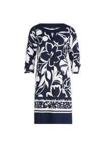 Betty Barclay, Damen, Shirtkleid &raquo;Shirtkleid mit 3/4 Arm&laquo;, Dunkelblau/Wei&szlig;, EURO, 46 - EURO, Dunkelblau/Wei&szlig;, Passform: Figurumspielend