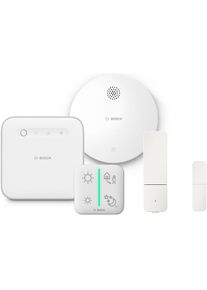 Bosch, Smart-Home Starter-Set &raquo;Smart Home Alarmsystem S&laquo;, wei&szlig;, Mit integrierter Sirene erkennt das System Einbruchsversuche und Brandgefahren in 