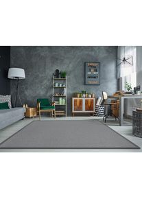 Dekowe, Teppich &raquo;Naturana Panama&laquo; rechteckig 8 mm H&ouml;he Flachgewebe, meliert, Sisal-Optik, mit Bord&uuml;re, Wohnzimmer, grau, Kunstfaser, B : 60 cm 1 Stk. 