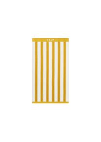 Gant, Strandtuch &raquo;Strandtuch YACHT STRIPE BEACH TOWEL 1er Pack&laquo;, Gelb, Obermaterial: 100% Baumwolle CO., B/L: 100 cm - 1 Stk.