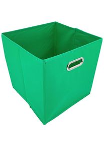ADOB, Aufbewahrungsbox &raquo;Faltbox&laquo; Faltbox mit Griff, gr&uuml;n, Stoff, B/H/T: 31 cm x 31 cm x 31 cm, gr&uuml;n