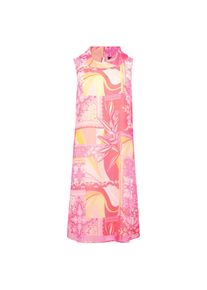 Betty Barclay, Damen, Chiffonkleid &raquo;Chiffonkleid ohne Arm&laquo;, Ros&eacute;/Yellow, 42 - EURO, Passform: Weich fallend