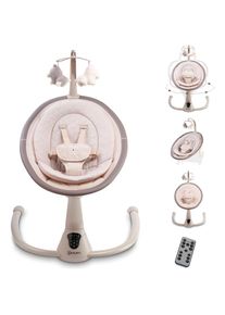 BABYGO, Babywippe &raquo;Homey&laquo; bis 9 kg mit Schaukelbewegungen und Sound, beige,