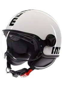 Momo Design Momodesign FGTR Classic Mono, open face helmet , color: White/Black , size: XL