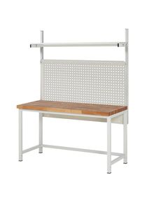 Banco da lavoro con sovrastruttura serie 8000 eurokraft pro